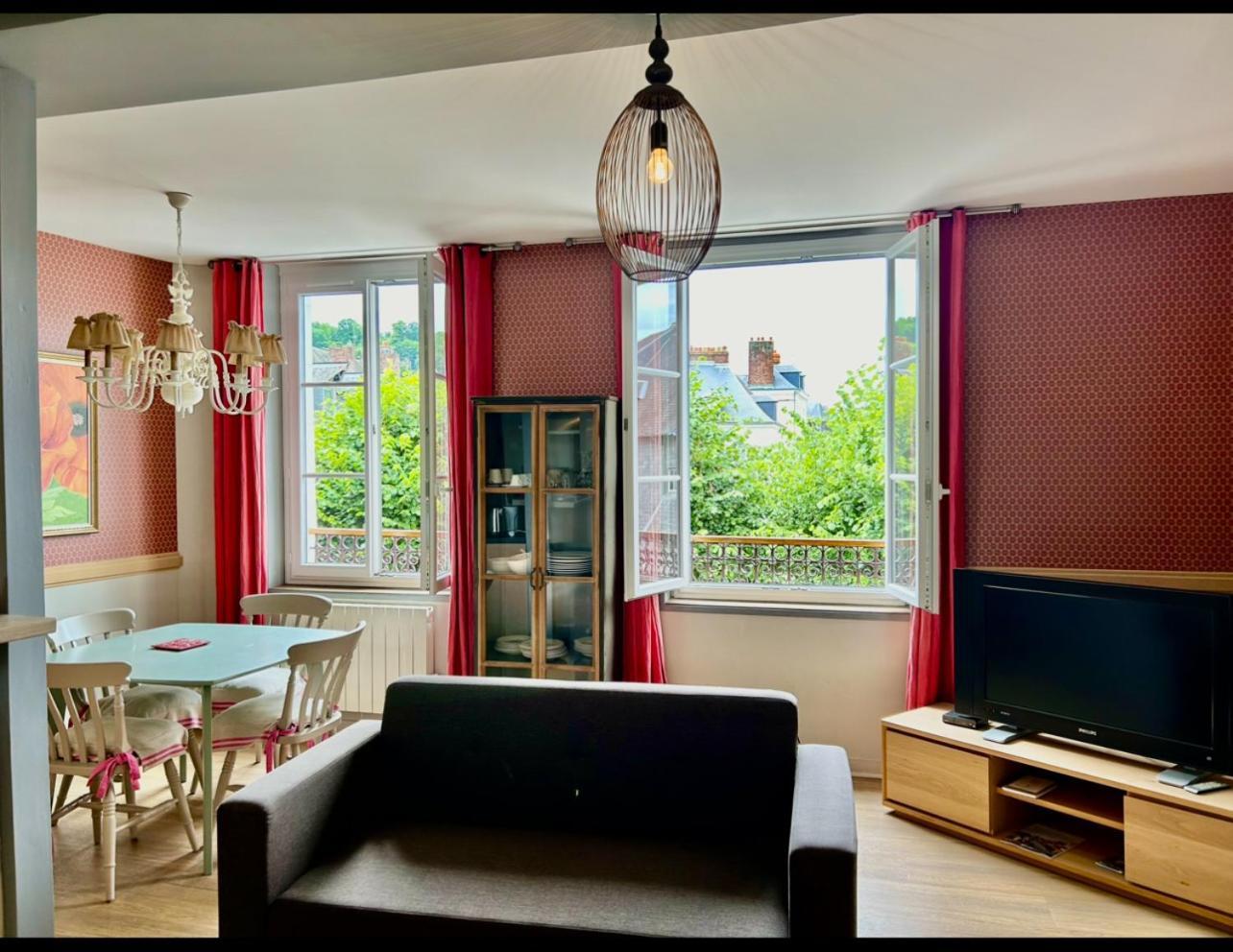 Le Duplex ou l'Appart d'Agnès Honfleur Esterno foto
