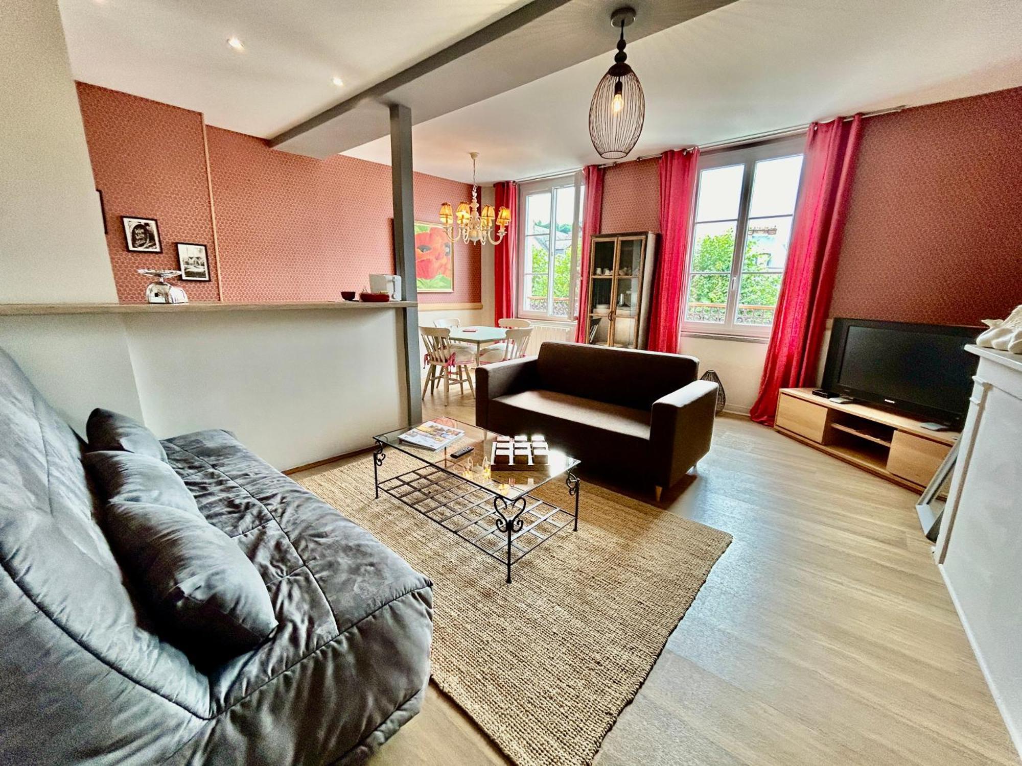 Le Duplex ou l'Appart d'Agnès Honfleur Esterno foto