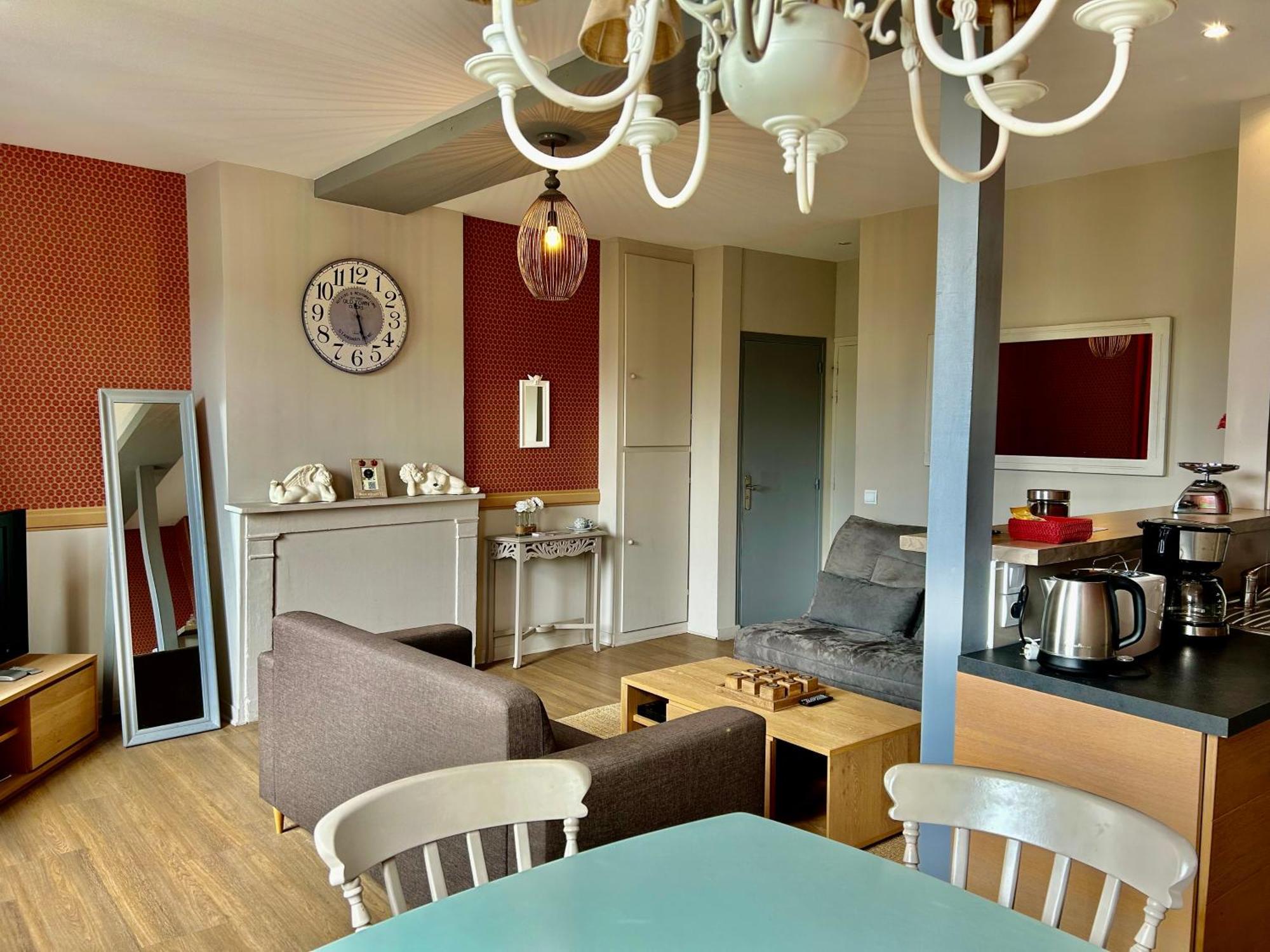 Le Duplex ou l'Appart d'Agnès Honfleur Esterno foto